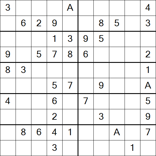 Sudoku 10x10 - Simple