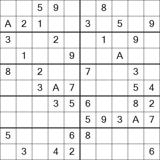 Sudoku 10x10 - Easy