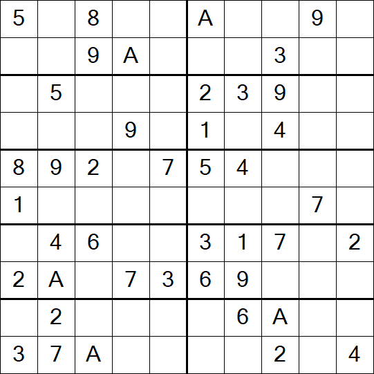 Sudoku 10x10 - Fácil