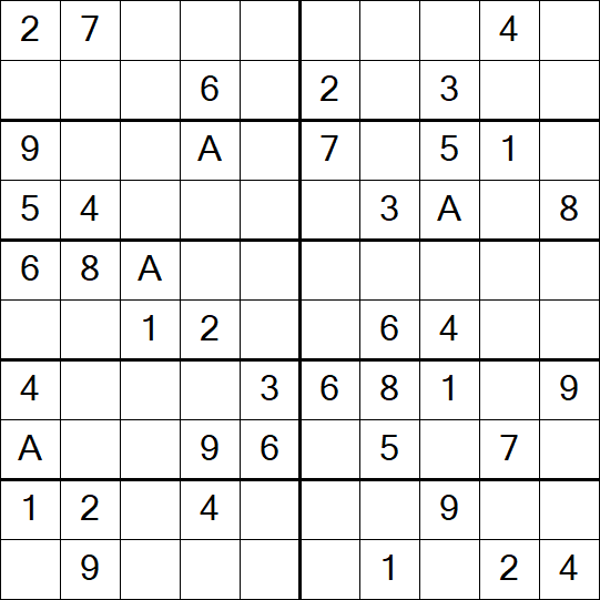 Sudoku 10x10 - Easy