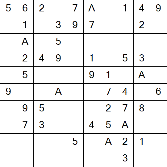 Sudoku 10x10 - Simple