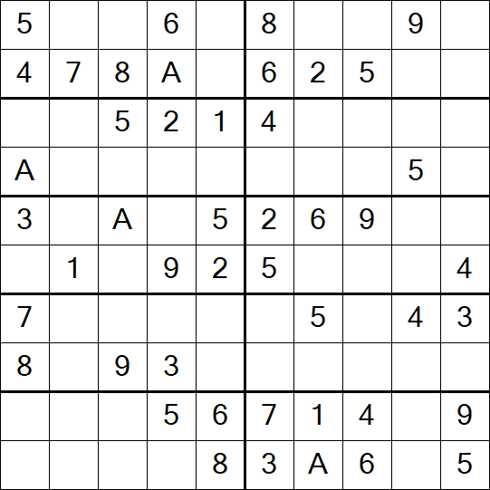 Sudoku 10x10 - Easy