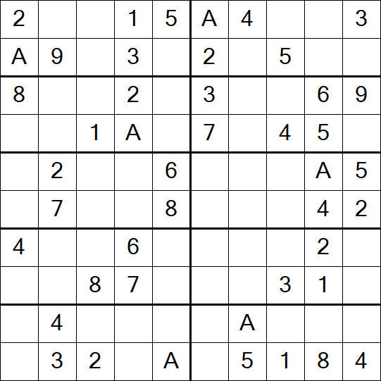 Sudoku 10x10 - Easy