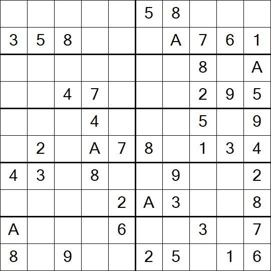 Sudoku 10x10 - Easy