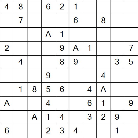 Sudoku 10x10 - Easy