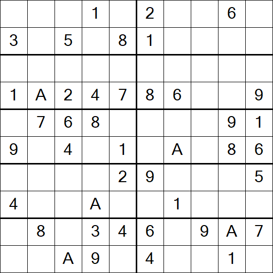 Sudoku 10x10 - Simple