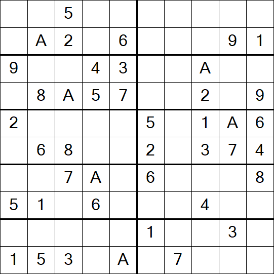 Sudoku 10x10 - Simple