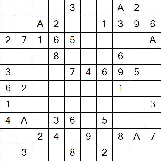 Sudoku 10x10 - Easy
