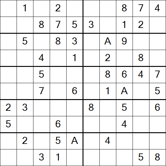 Sudoku 10x10 - Easy