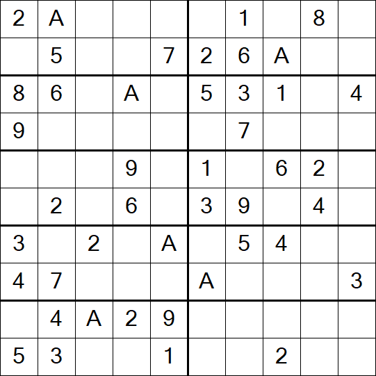 Sudoku 10x10 - Easy