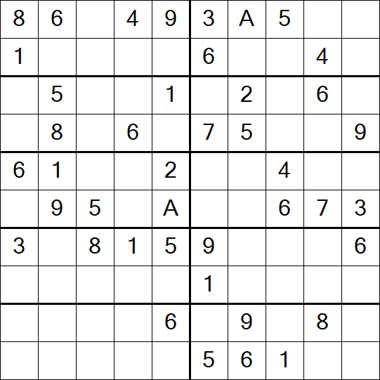 Sudoku 10x10 - Easy