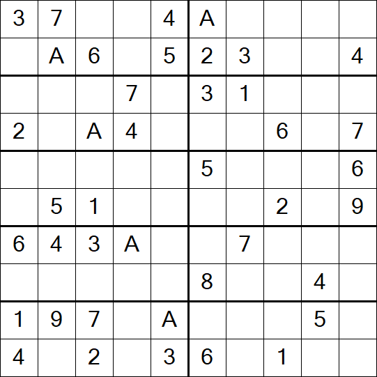 Sudoku 10x10 - Easy