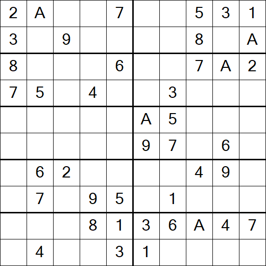 Sudoku 10x10 - Simple