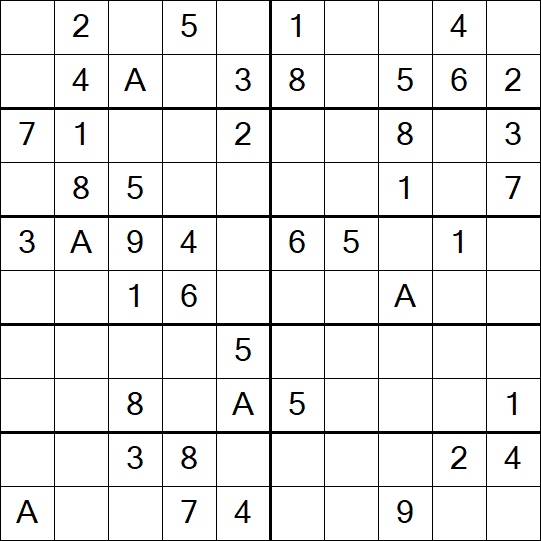 Sudoku 10x10 - Simple
