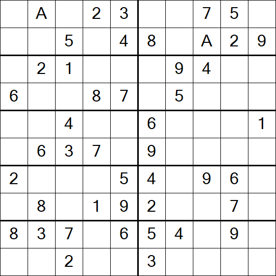 Sudoku 10x10 - Easy