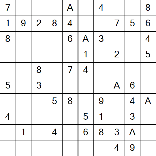 Sudoku 10x10 - Easy