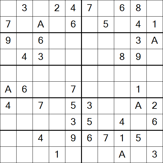 Sudoku 10x10 - Easy