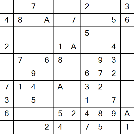 Sudoku 10x10 - Easy