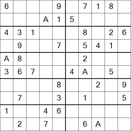Sudoku 10x10 - Simple