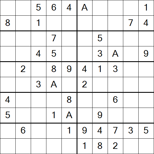 Sudoku 10x10 - Simple