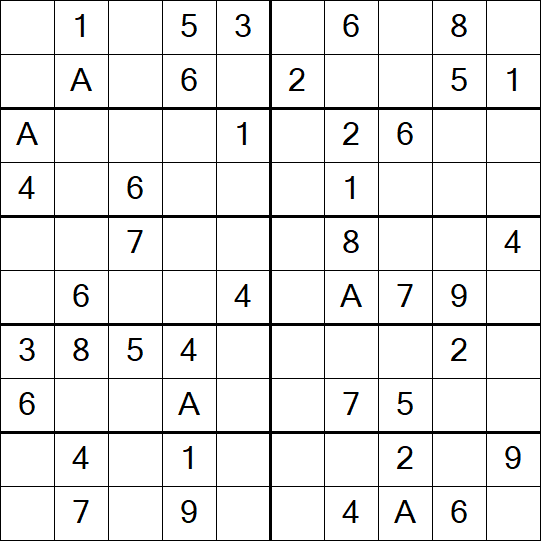 Sudoku 10x10 - Easy