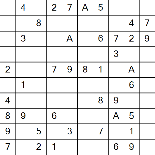 Sudoku 10x10 - Easy
