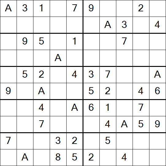 Sudoku 10x10 - Easy