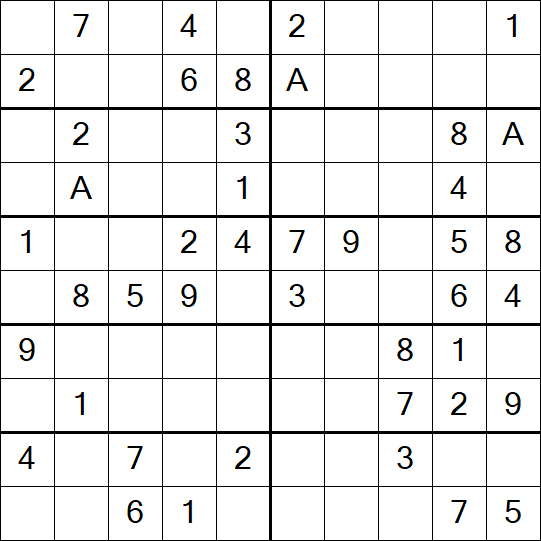 Sudoku 10x10 - Fácil
