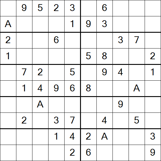 Sudoku 10x10 - Easy