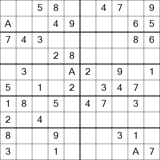 Sudoku 10x10 - Easy