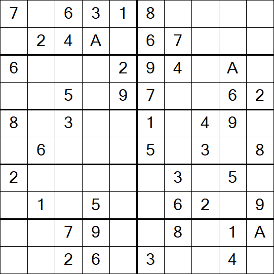 Sudoku 10x10 - Easy