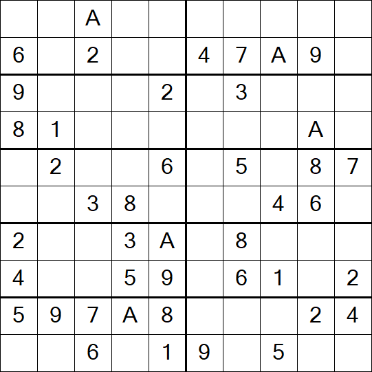 Sudoku 10x10 - Simple