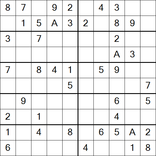 Sudoku 10x10 - Simple