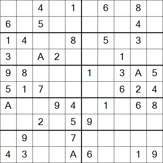 Sudoku 10x10 - Simple