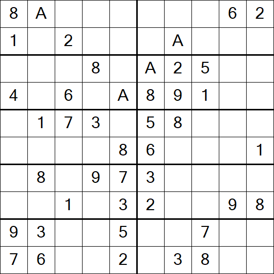 Sudoku 10x10 - Simple