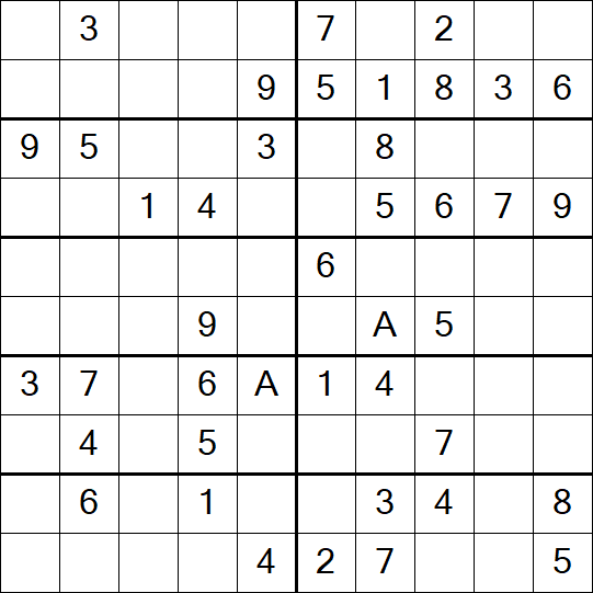 Sudoku 10x10 - Simple