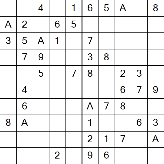 Sudoku 10x10 - Simple