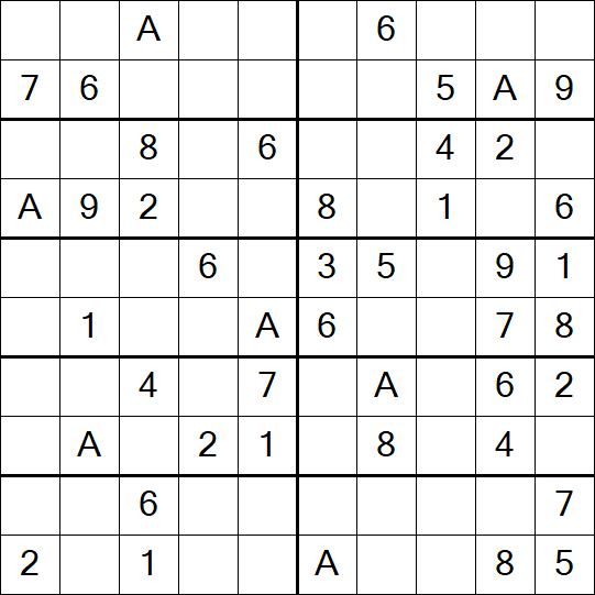 Sudoku 10x10 - Simple