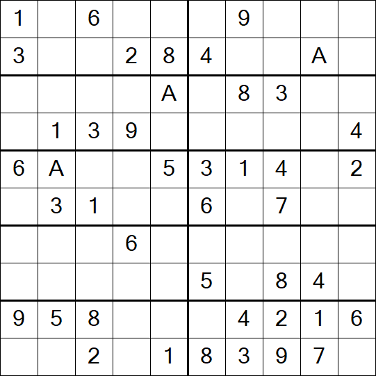 Sudoku 10x10 - Simple