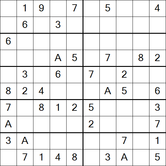 Sudoku 10x10 - Simple