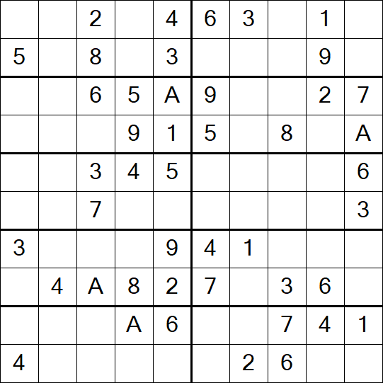 Sudoku 10x10 - Simple