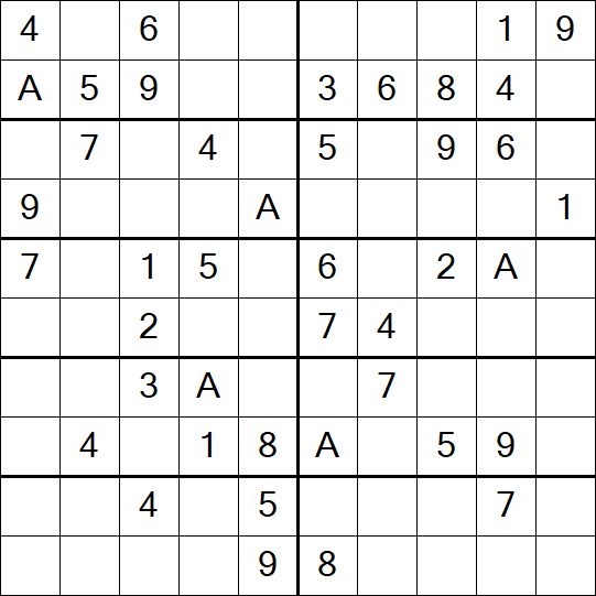 Sudoku 10x10 - Simple
