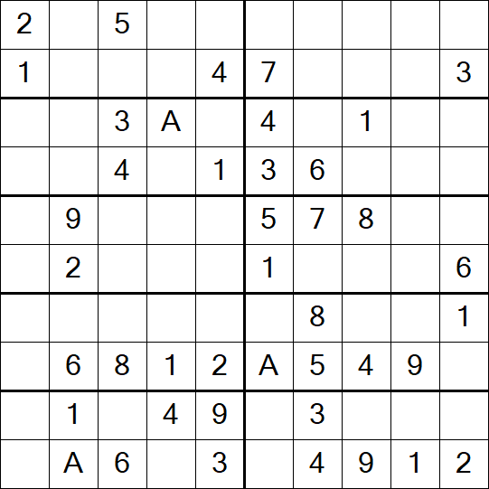 Sudoku 10x10 - Simple