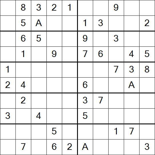 Sudoku 10x10 - Simple