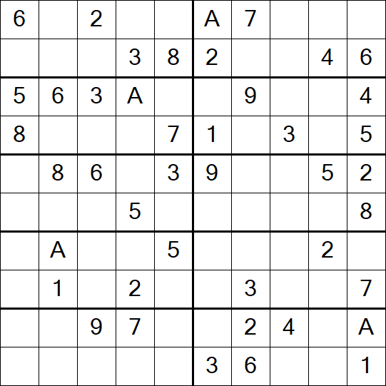 Sudoku 10x10 - Simple