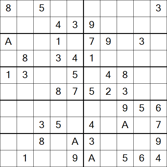 Sudoku 10x10 - Simple