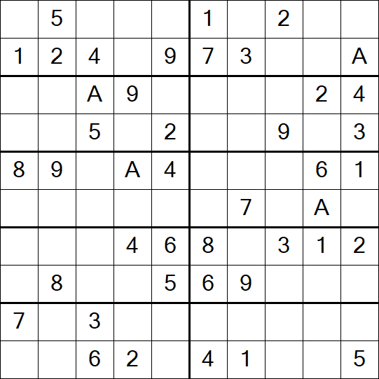 Sudoku 10x10 - Simple