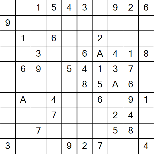 Sudoku 10x10 - Easy