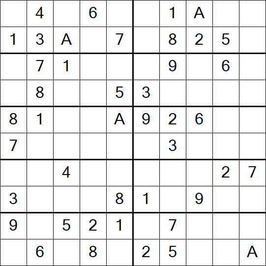 Sudoku 10x10 - Easy