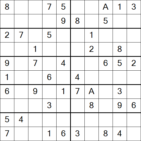 Sudoku 10x10 - Fácil